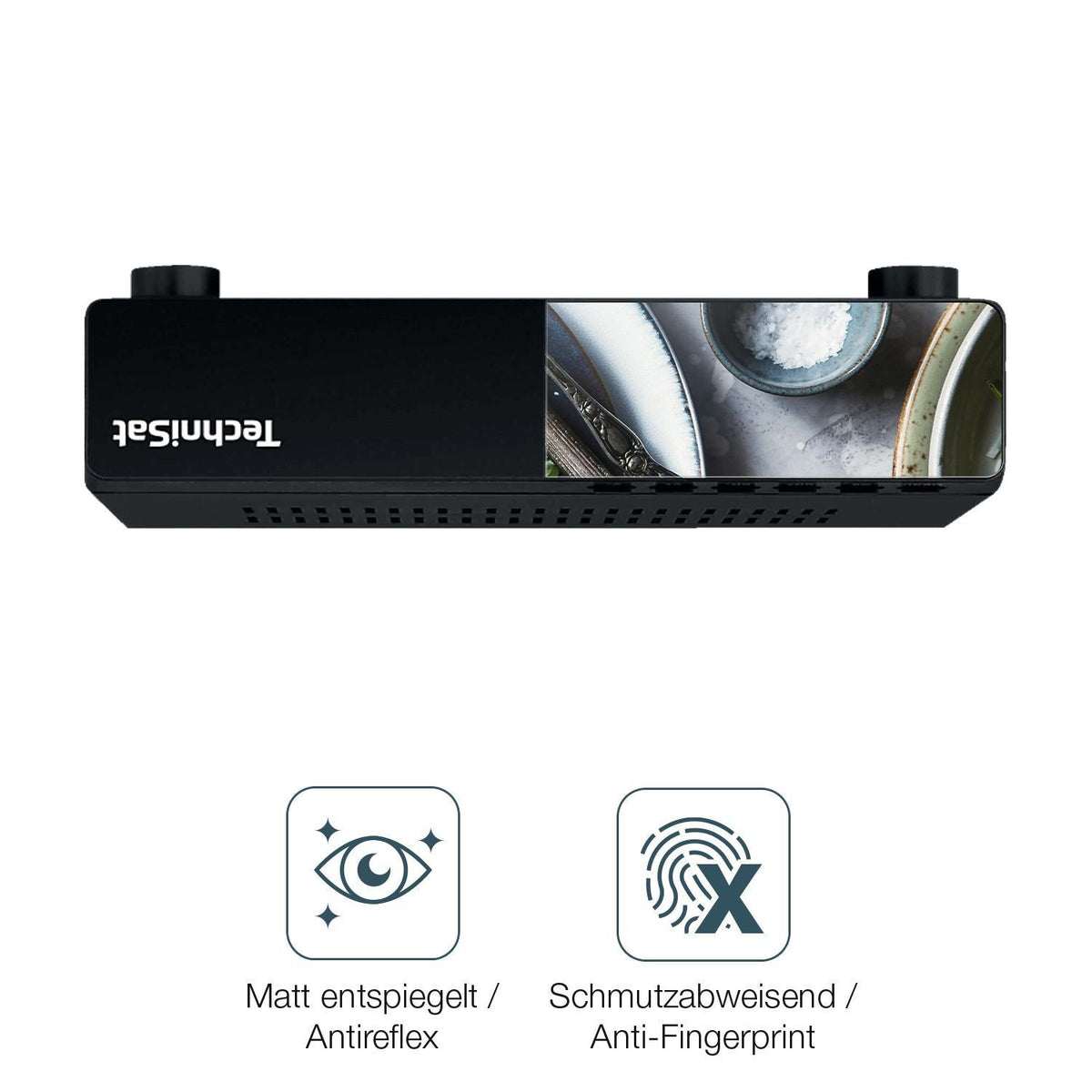 2x 9H Schutzfolie matt für TechniSat HS-S 261 Panz (5)