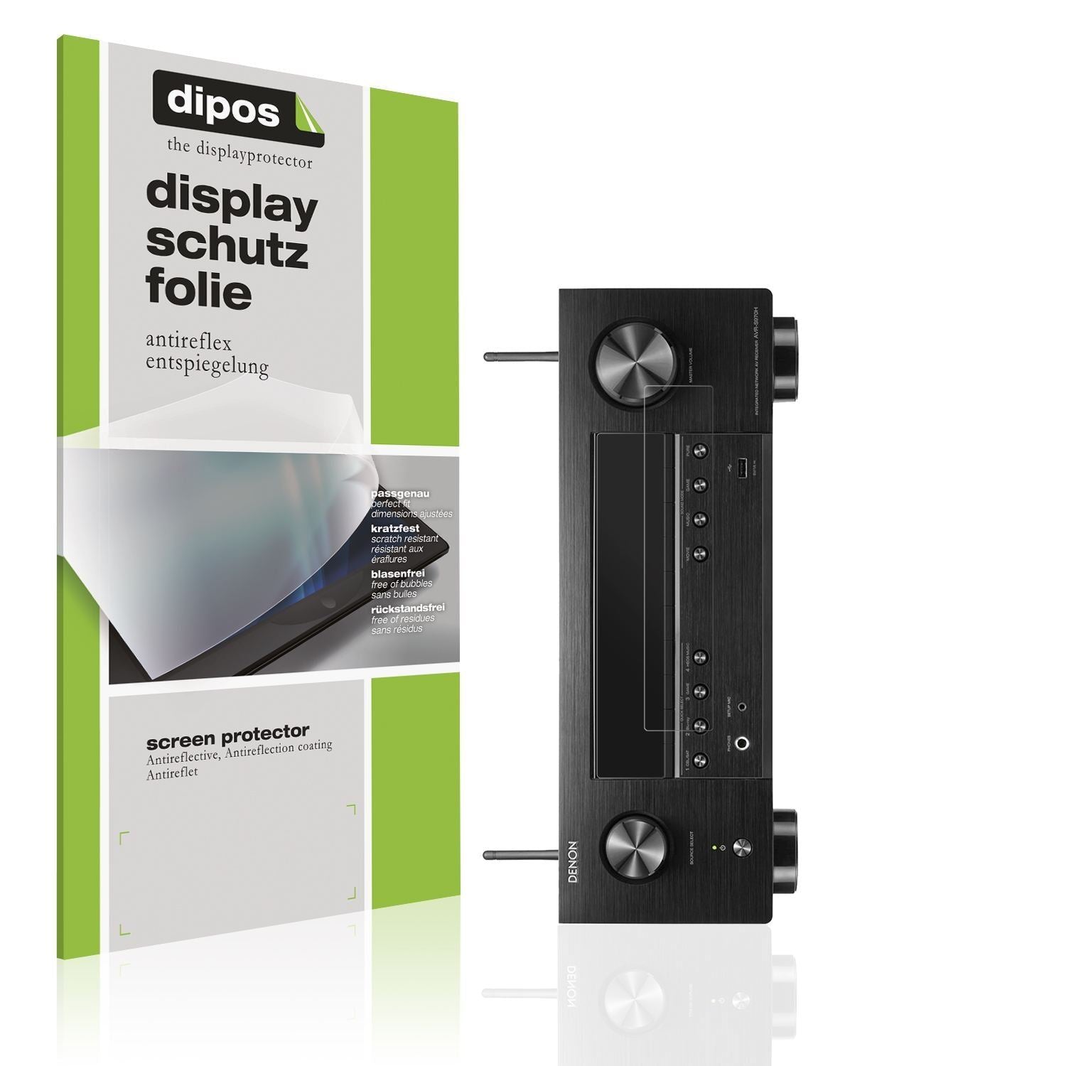 2x Schutzfolie matt für Denon AVR-X2800HDAB Displa (1)