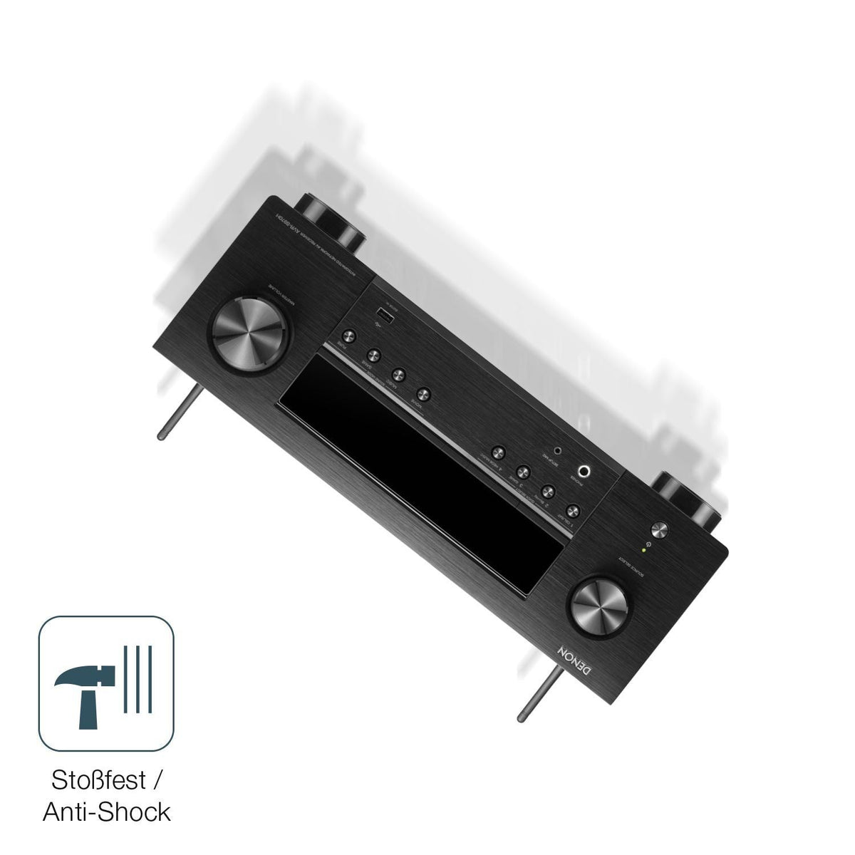 2x 9H Schutzfolie matt für Denon AVR-X1800HDAB Pan (4)