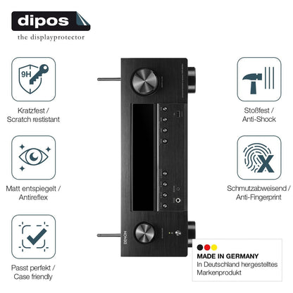 2x 9H Schutzfolie matt für Denon AVR-X1700H Panzer (7)
