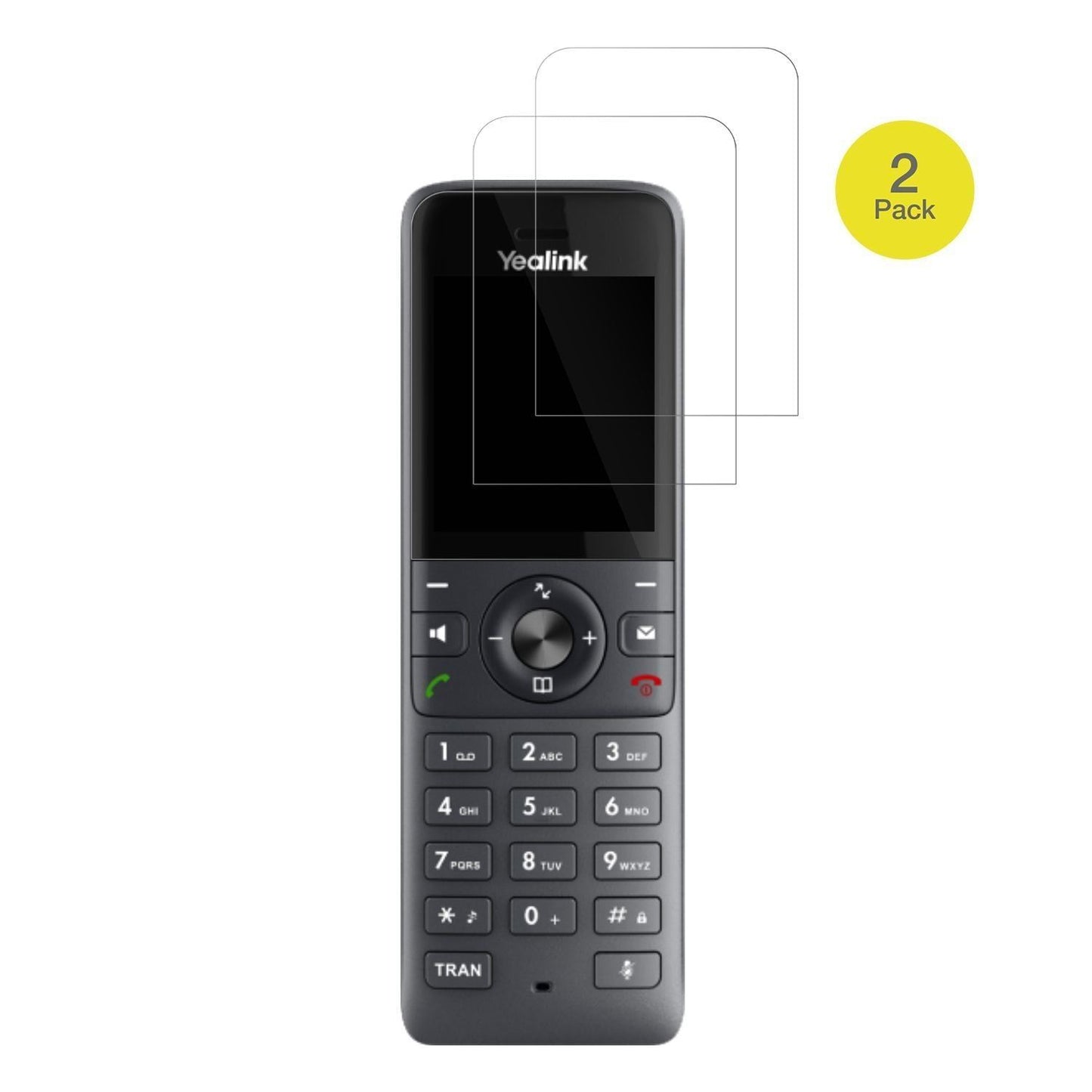 2x 3D Full Cover Schutzfolie für Yealink W71H Dect (2)