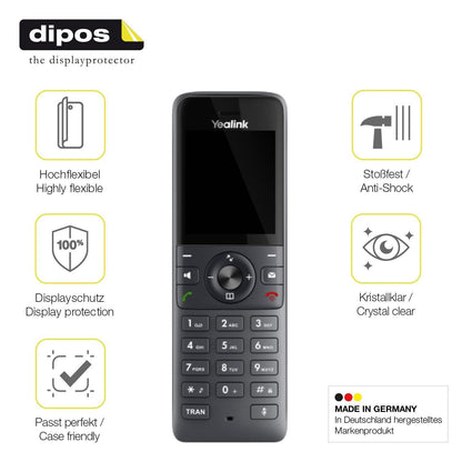 2x 3D Full Cover Schutzfolie für Yealink W71H Dect (7)