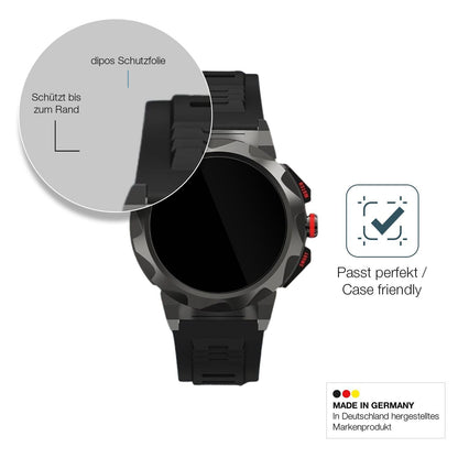 2x 9H Schutzfolie für Loyewaier 2 Zoll Smartwatch  (6)