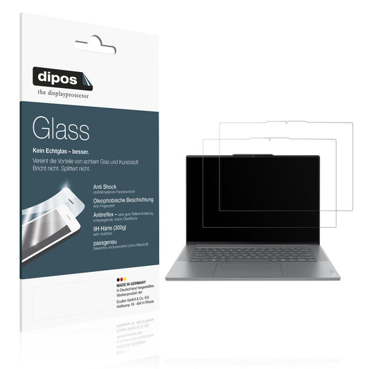 2x 9H Schutzfolie matt für Lenovo Yoga Slim 7 15IL (1)