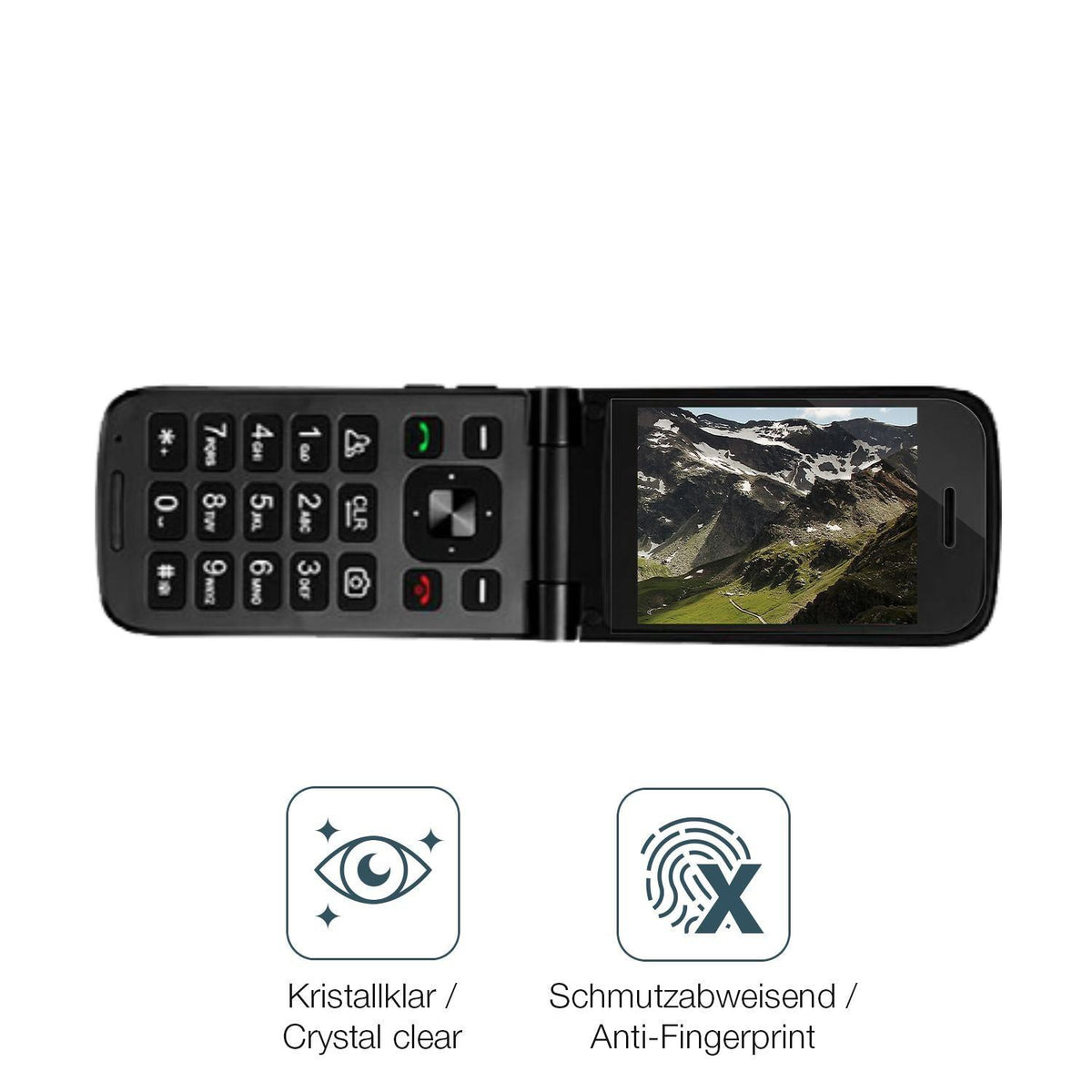 2x 9H Schutzfolie für Orbic Journey R 4G Panzerfol (5)