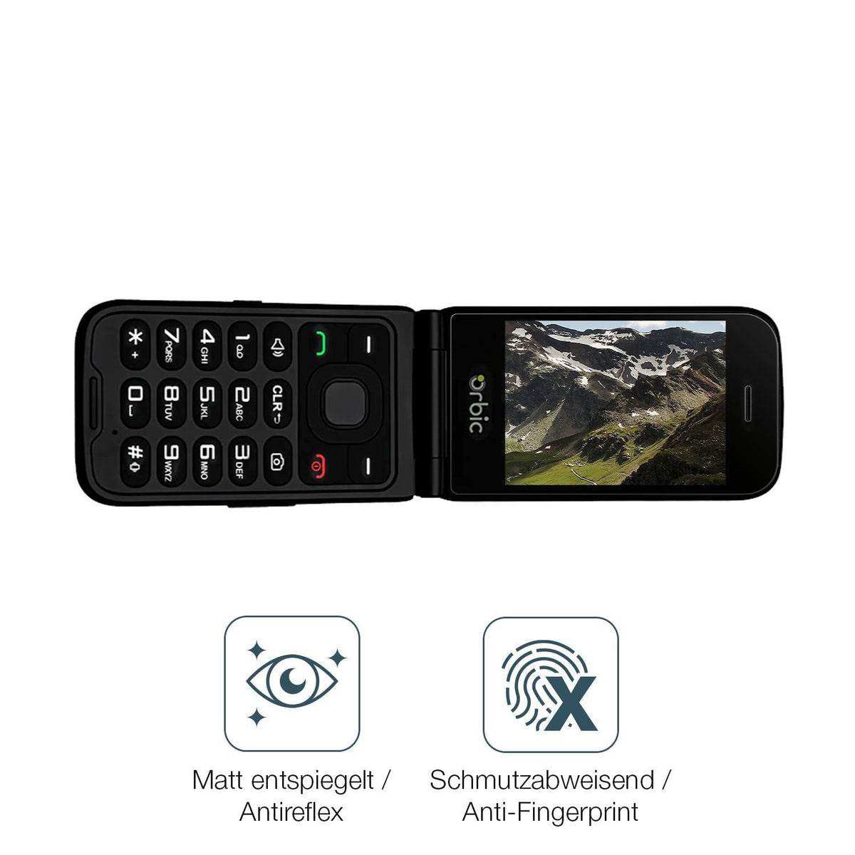 4x Schutzfolie matt für Orbic Journey Pro Display- (4)