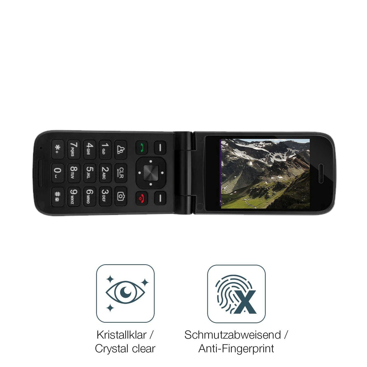 2x 9H Schutzfolie für Orbic Journey V 4G Panzerfol (5)