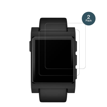 2x 9H Schutzfolie matt für Pebble Core Time 2 Panz (2)
