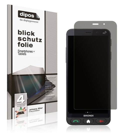 Blickschutzfolie für Brondi Amico Vero 4G matt Sch (1)