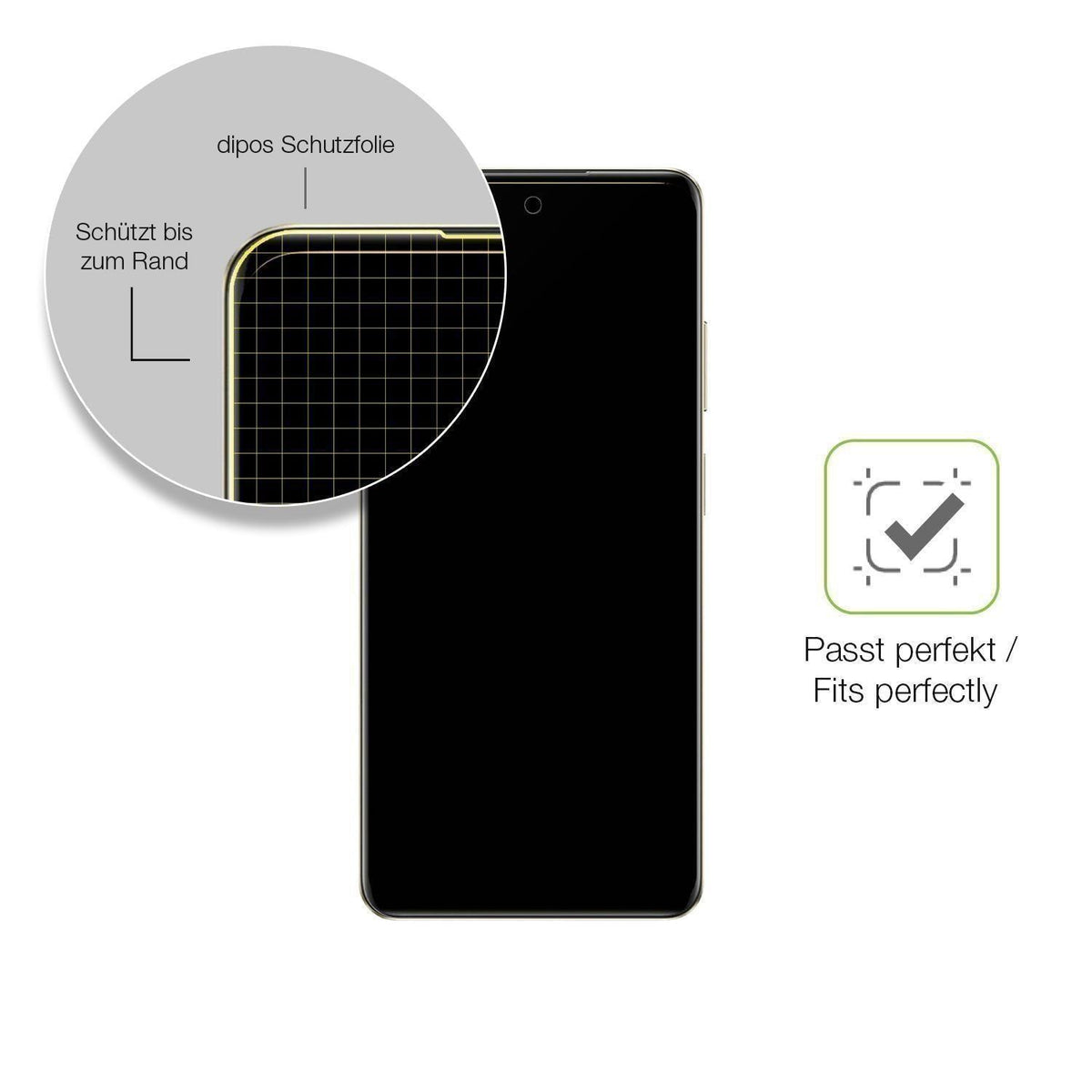 2x Full Cover Schutzfolie matt für Realme V70 (6)