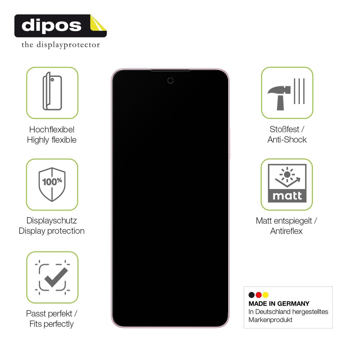 2x Full Cover Schutzfolie matt für Oppo A5 Energy (7)