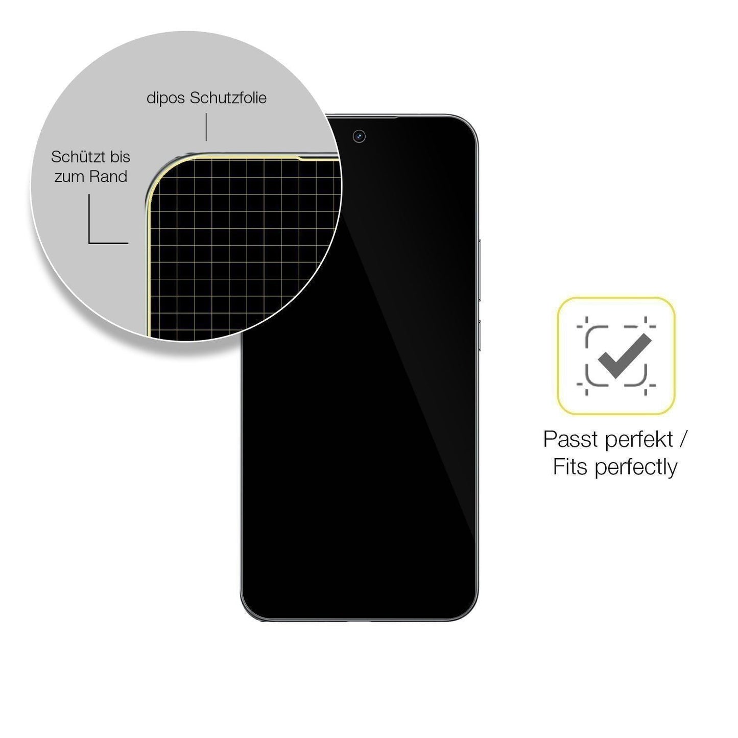 2x 3D Full Cover Schutzfolie für Realme 14 5G (6)