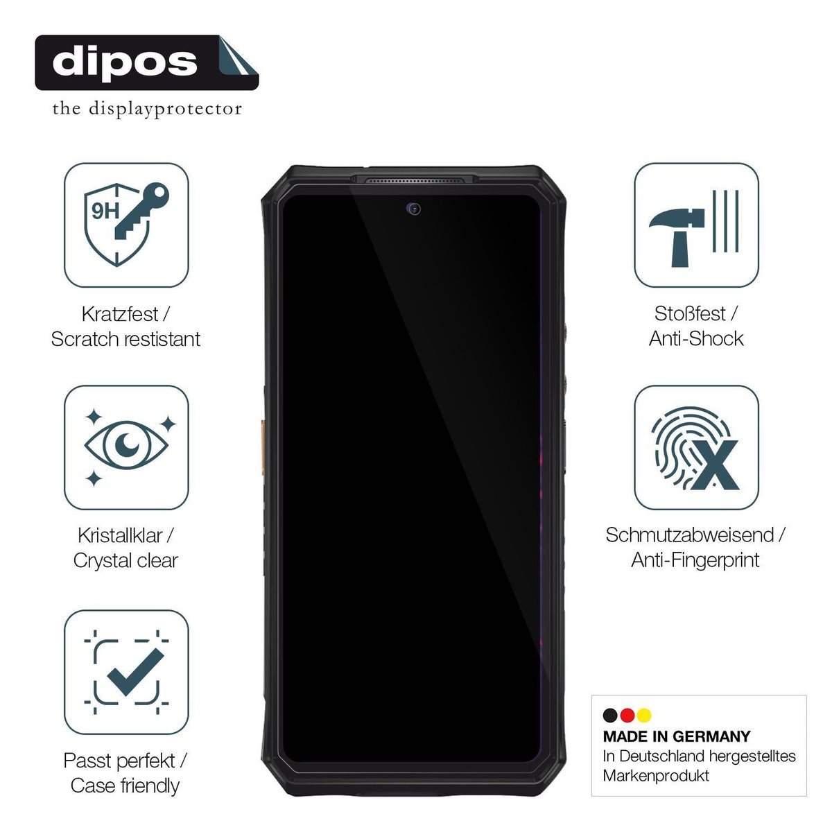 2x 9H Schutzfolie für Ulefone Armor 28 Ultra Therm (7)