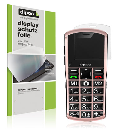 4x Schutzfolie matt für Artfone A400 4G Display-Sc (1)