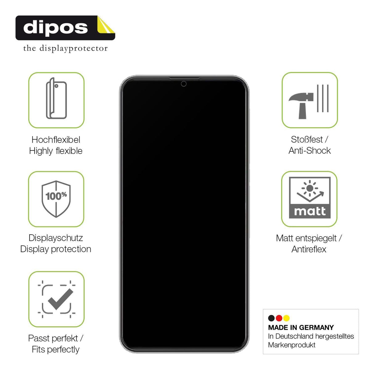 2x Full Cover Schutzfolie matt für I Kall Z20 Pro (7)