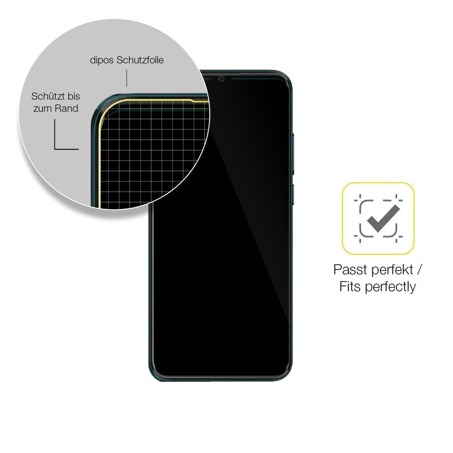 2x 3D Full Cover Schutzfolie für Mobicel P12 (6)