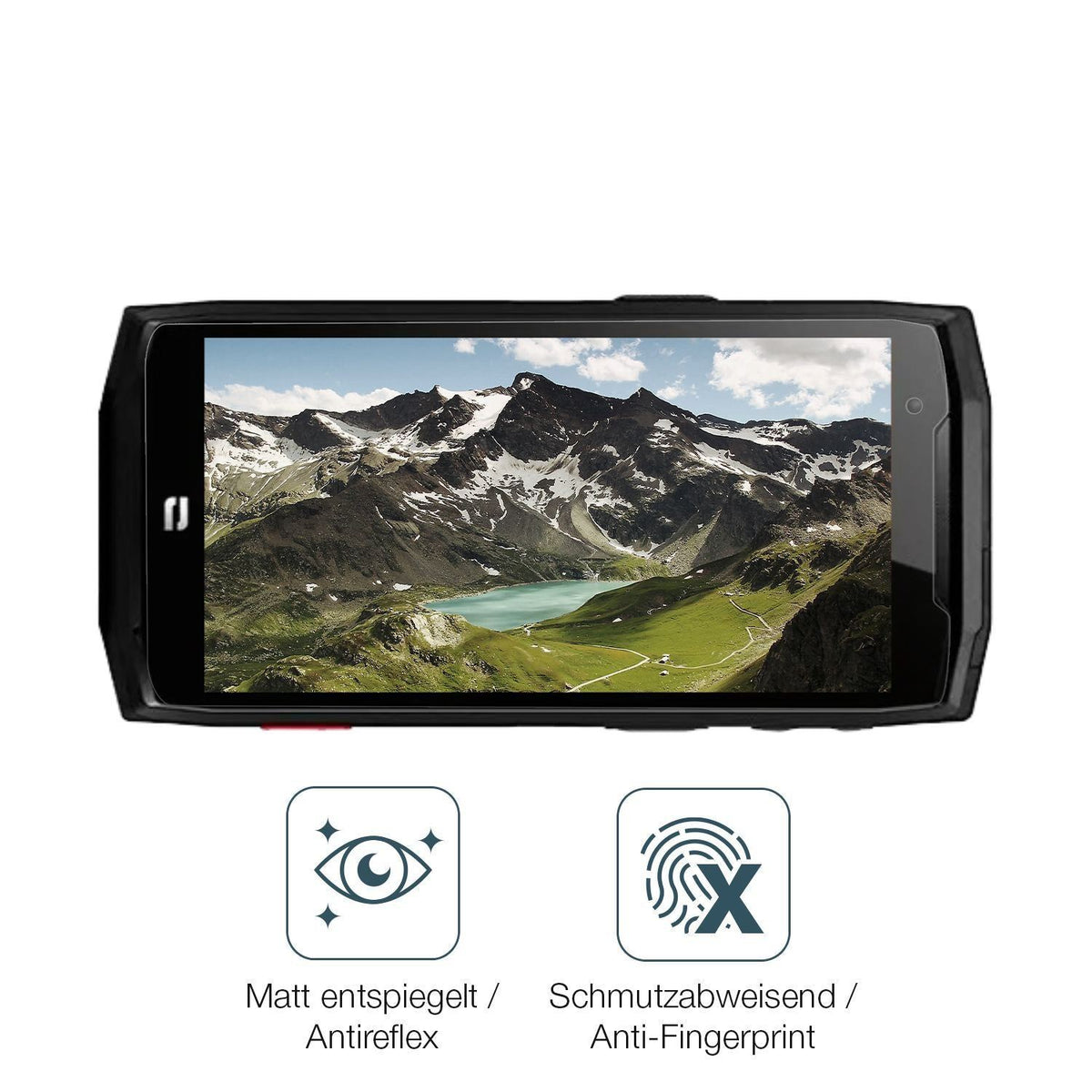 4x Schutzfolie matt für Crosscall Core-M5 Display- (4)