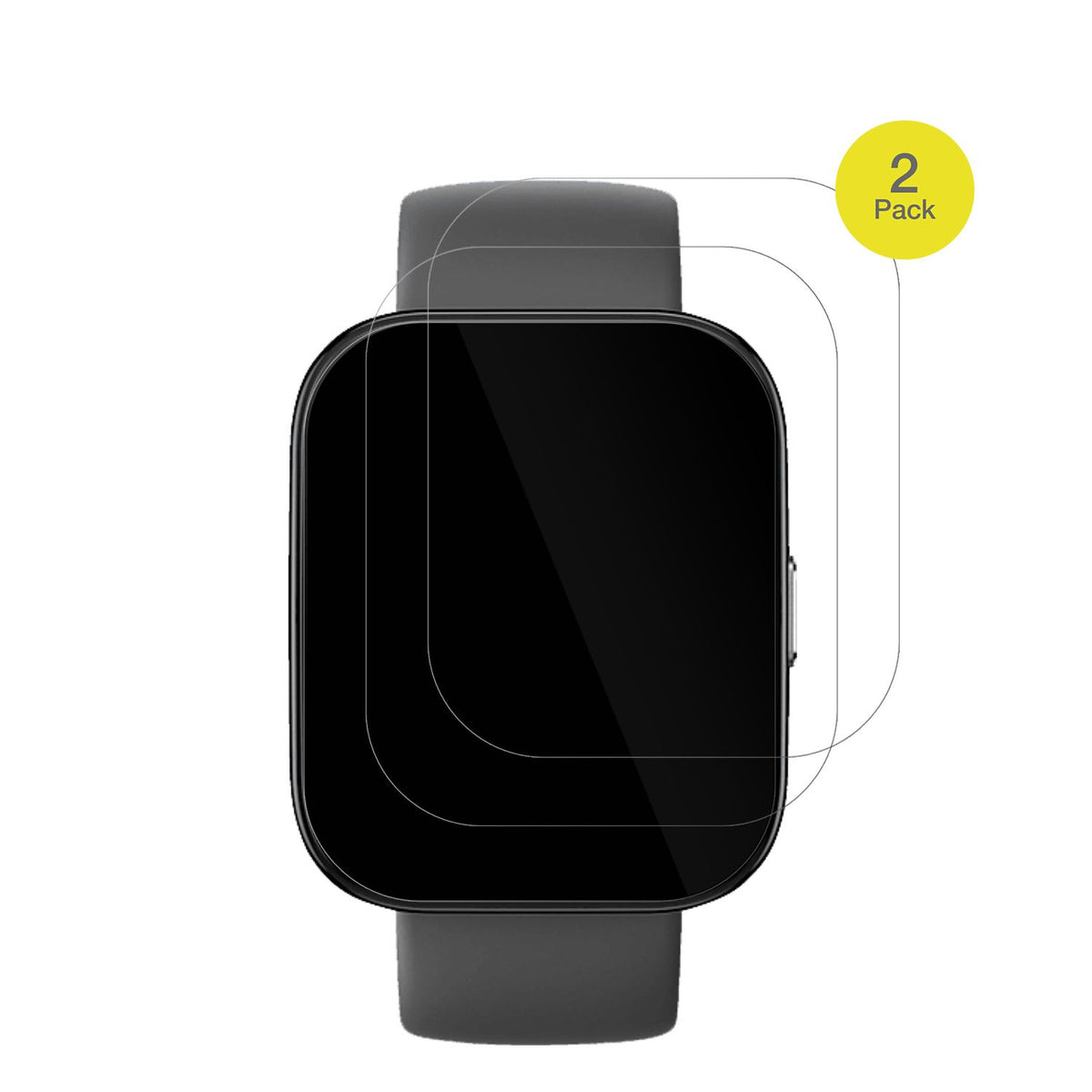 2x 3D Full Cover Schutzfolie für Amazfit Bip 5 (2)