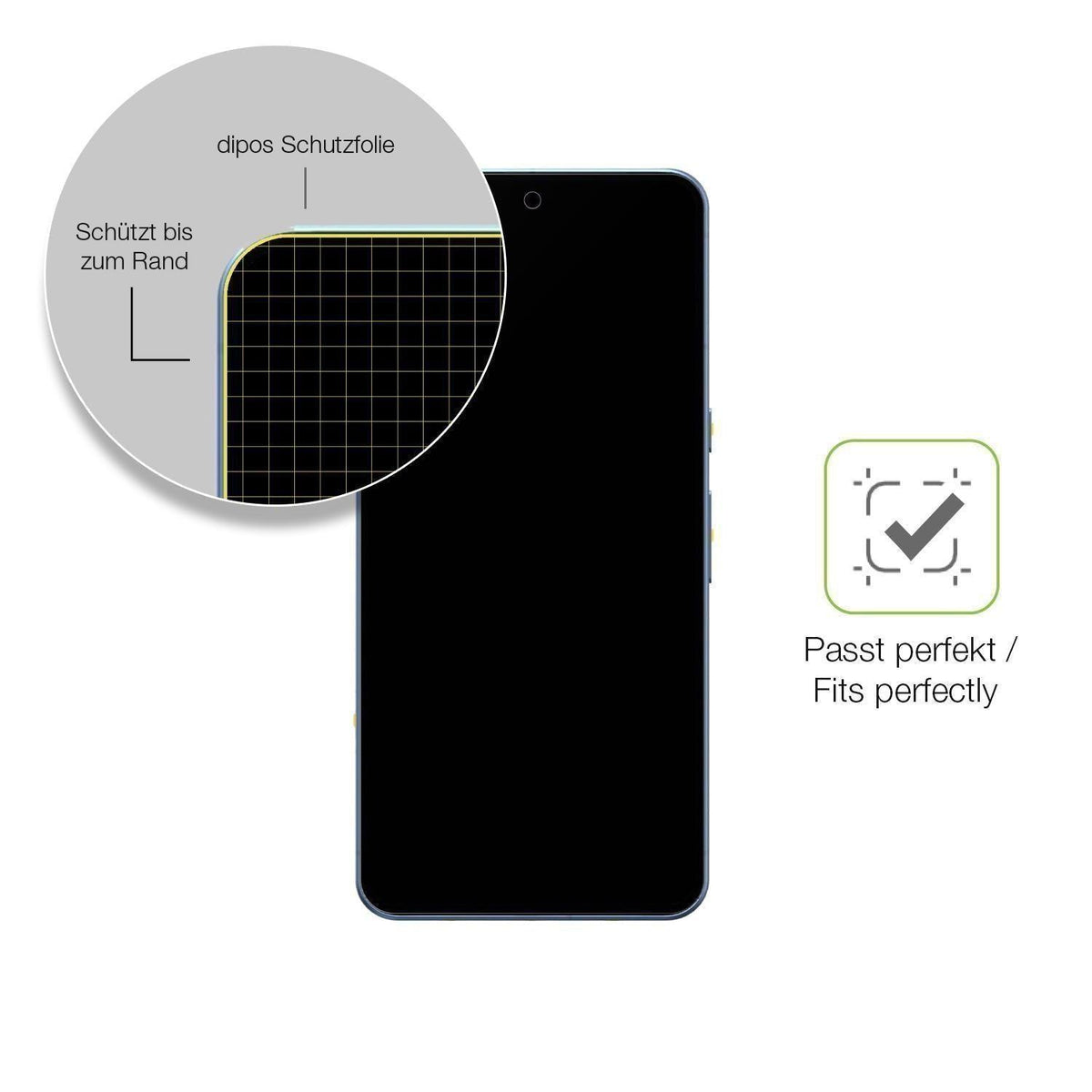 2x Full Cover Schutzfolie matt für Google Pixel 8  (6)