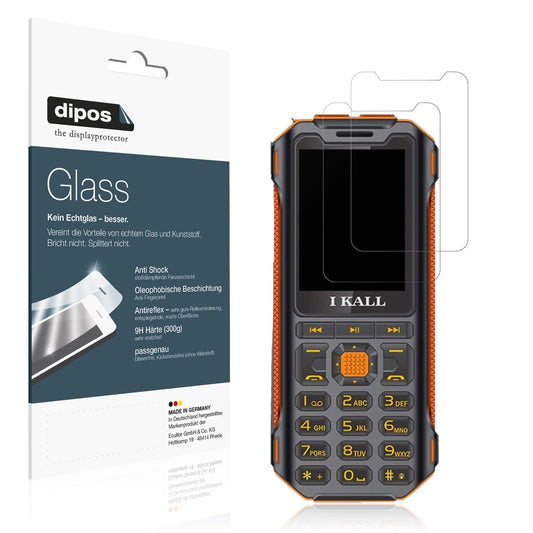 2x 9H Schutzfolie matt für I Kall K99 Pro Rugged P (1)