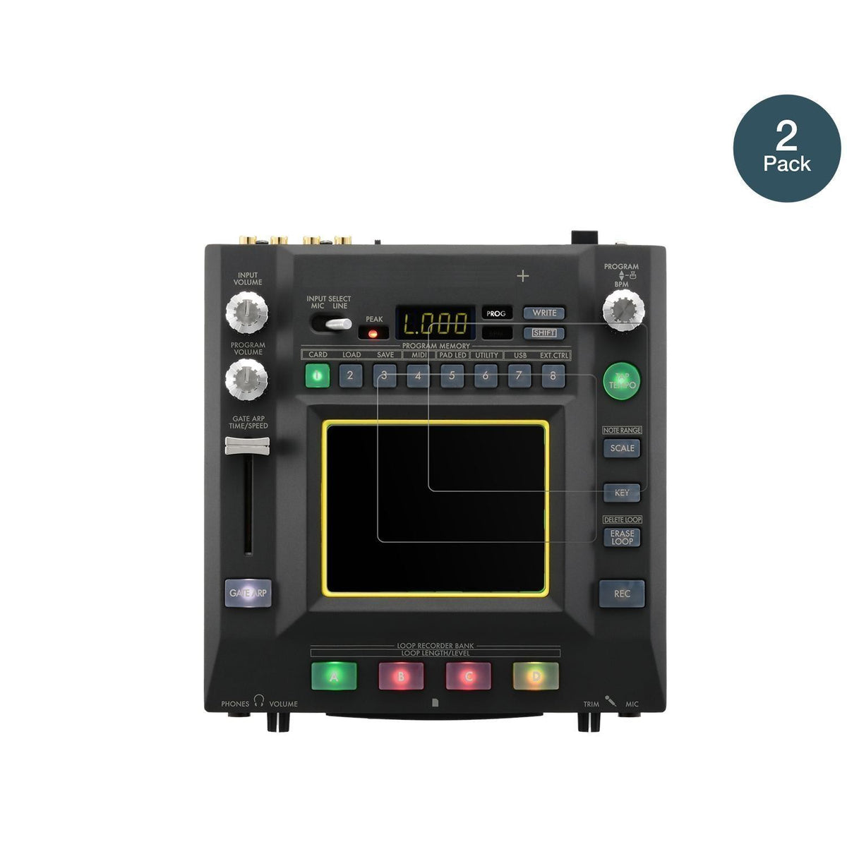 2x 9H Schutzfolie matt für Korg Kaossilator Pro Pl (2)
