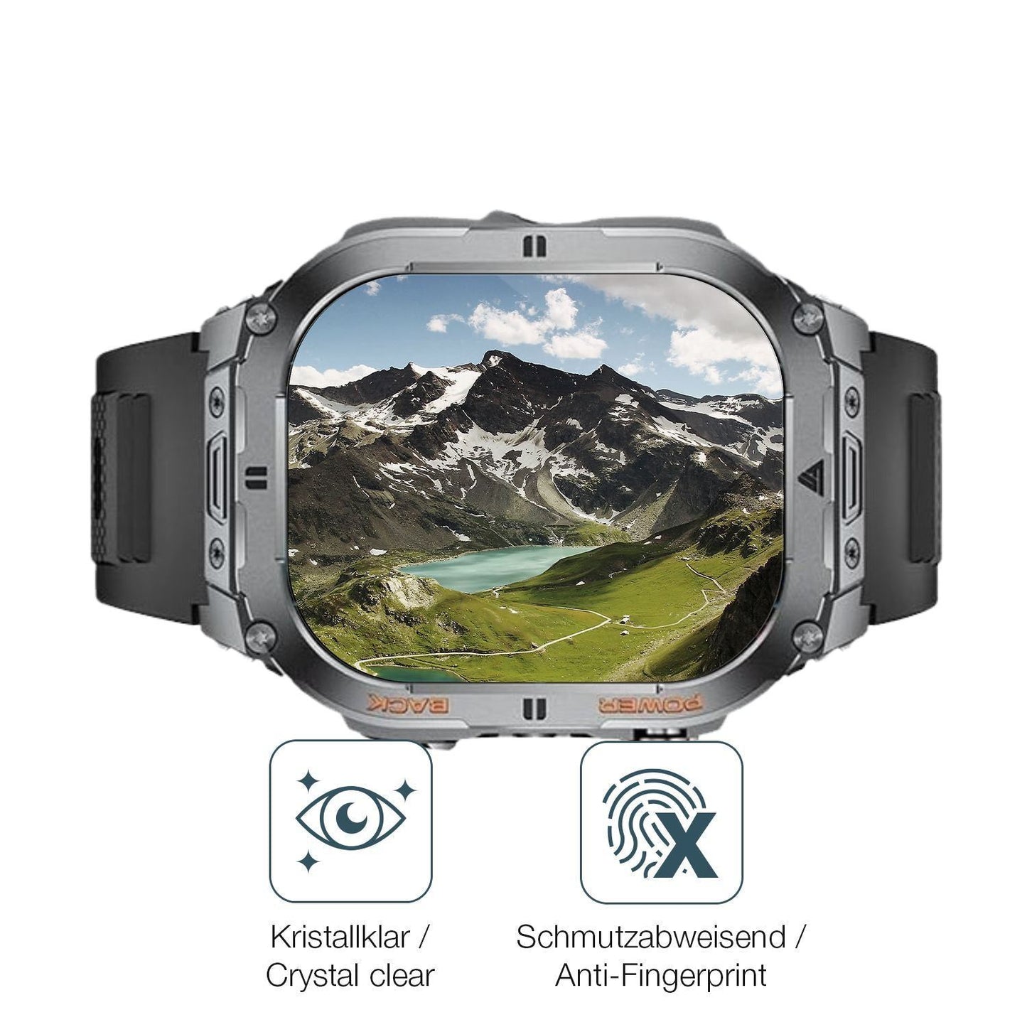 2x 9H Schutzfolie für SUNKTA EF9-A 2.13 Zoll Panze (5)