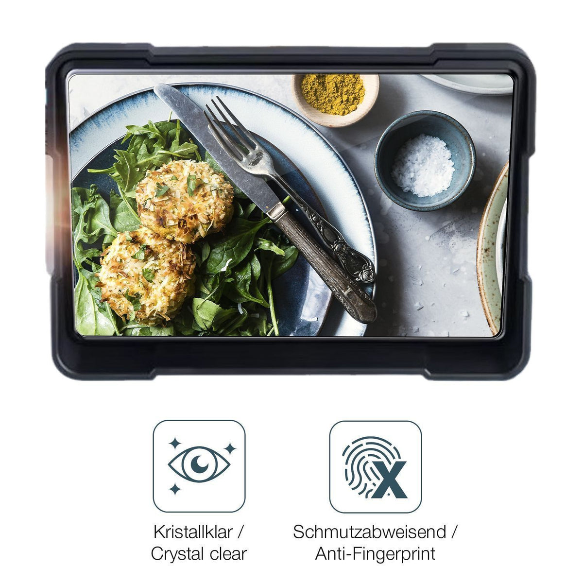 2x Schutzfolie klar für Jansite MT-18 Display-Schu (4)