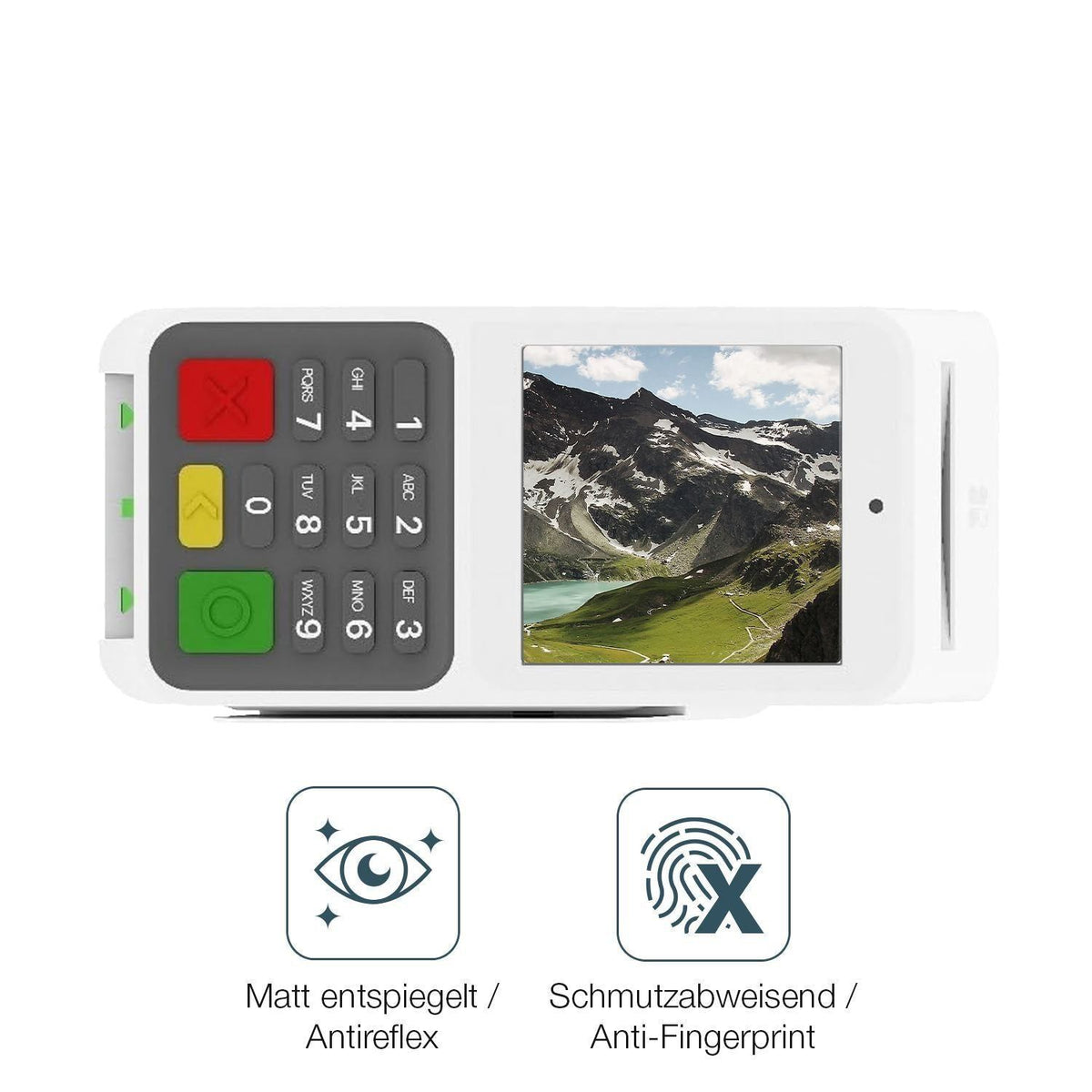 4x Schutzfolie matt für Clover Compact Display-Sch (4)