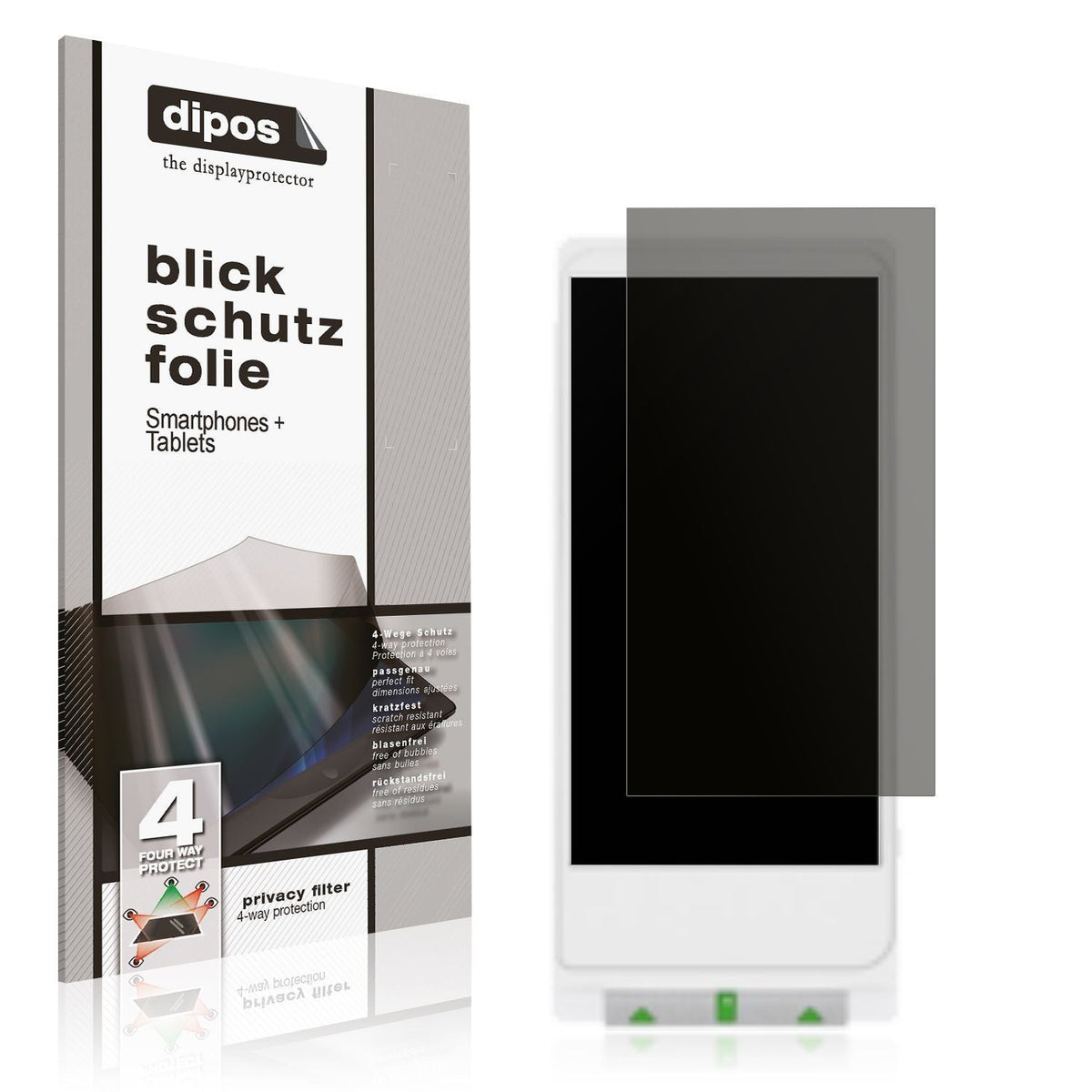 Blickschutzfolie für Clover Flex Pocket matt Schut (1)