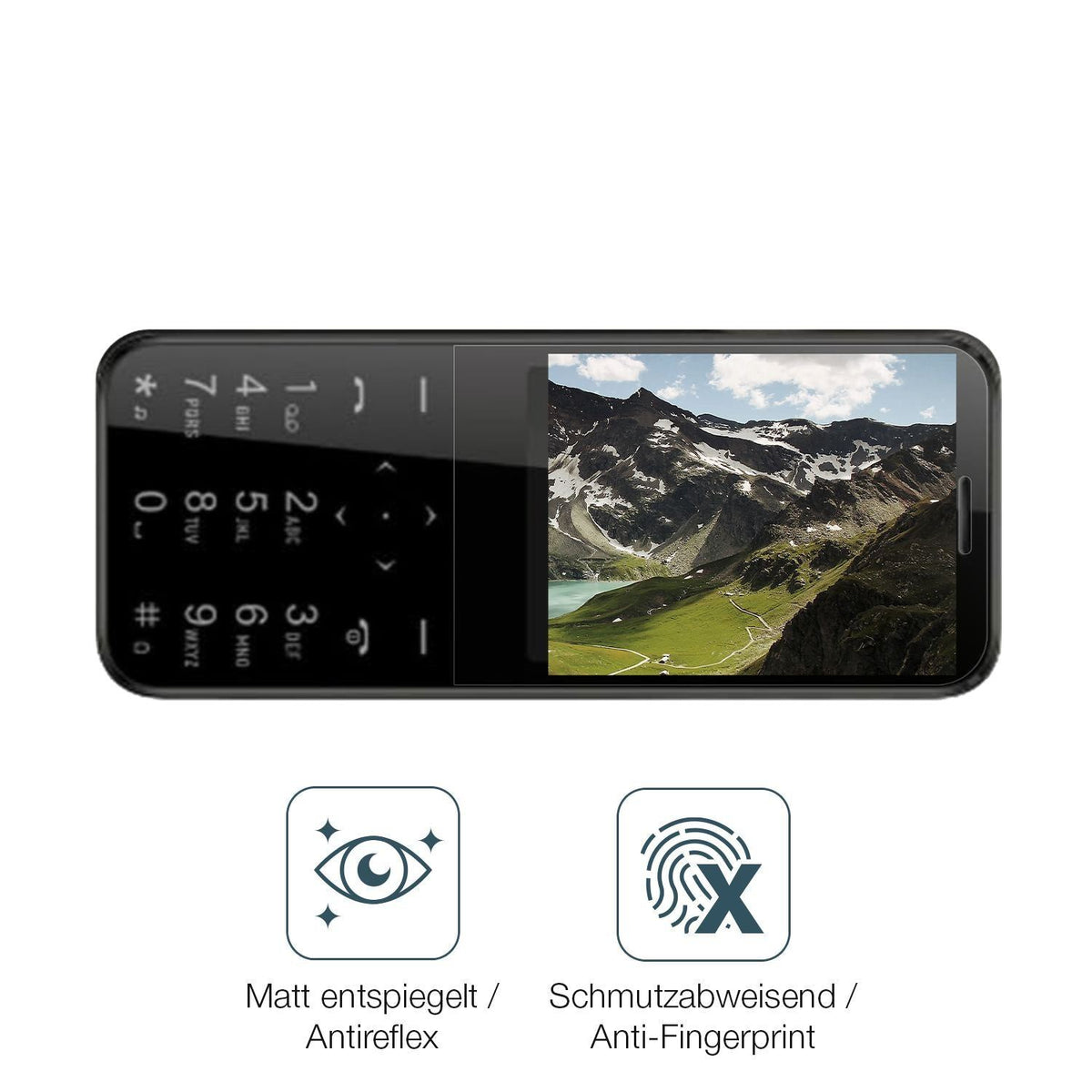 4x Schutzfolie matt für I Kall A4 Display-Schutzfo (4)