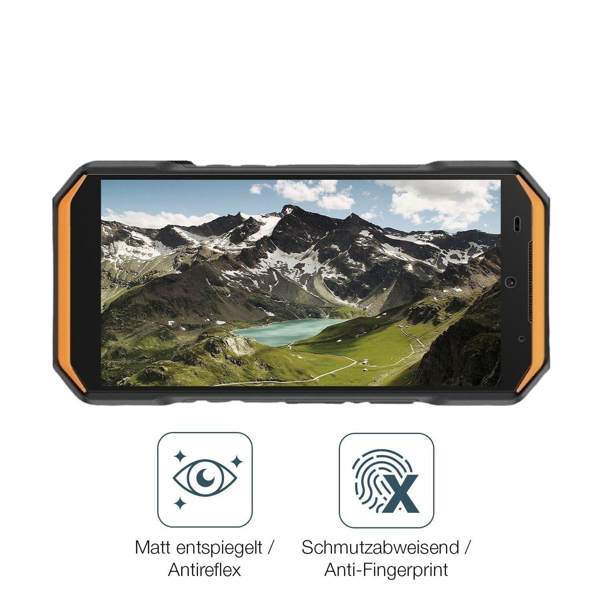 4x Schutzfolie matt für Ulefone Armor X32 Display- (4)