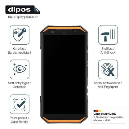 2x 9H Schutzfolie matt für Ulefone Armor X32 Pro P (7)