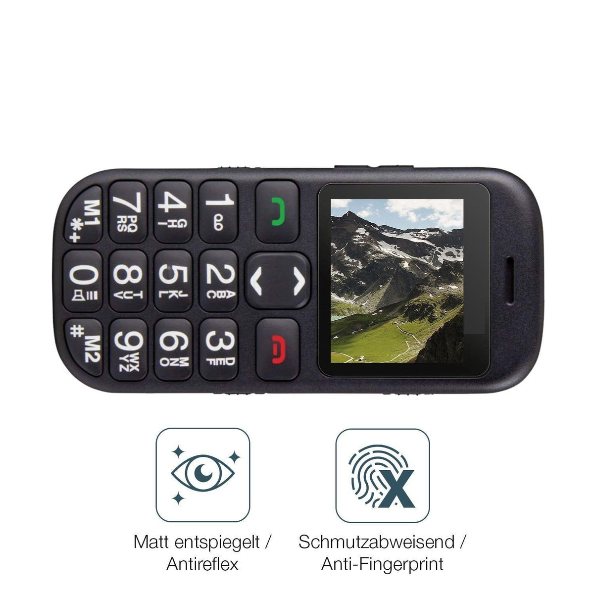 4x Schutzfolie matt für Swisstone BBM 320c Display (4)