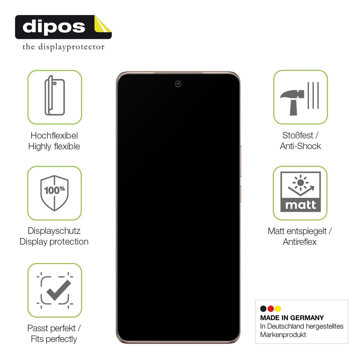 2x Full Cover Schutzfolie matt für Vivo V50e (7)