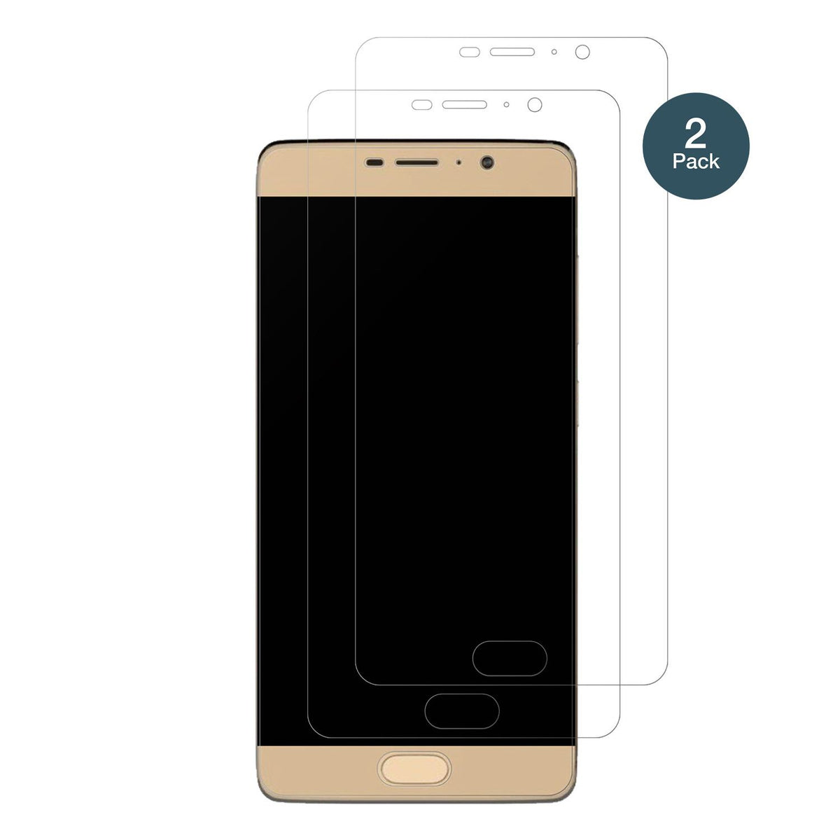 2x 9H Schutzfolie matt für Panasonic Eluga A3 Pro  (2)