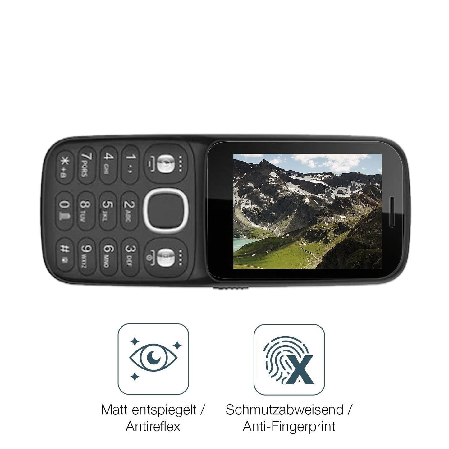 4x Schutzfolie matt für I Kall K24 Display-Schutzf (3)
