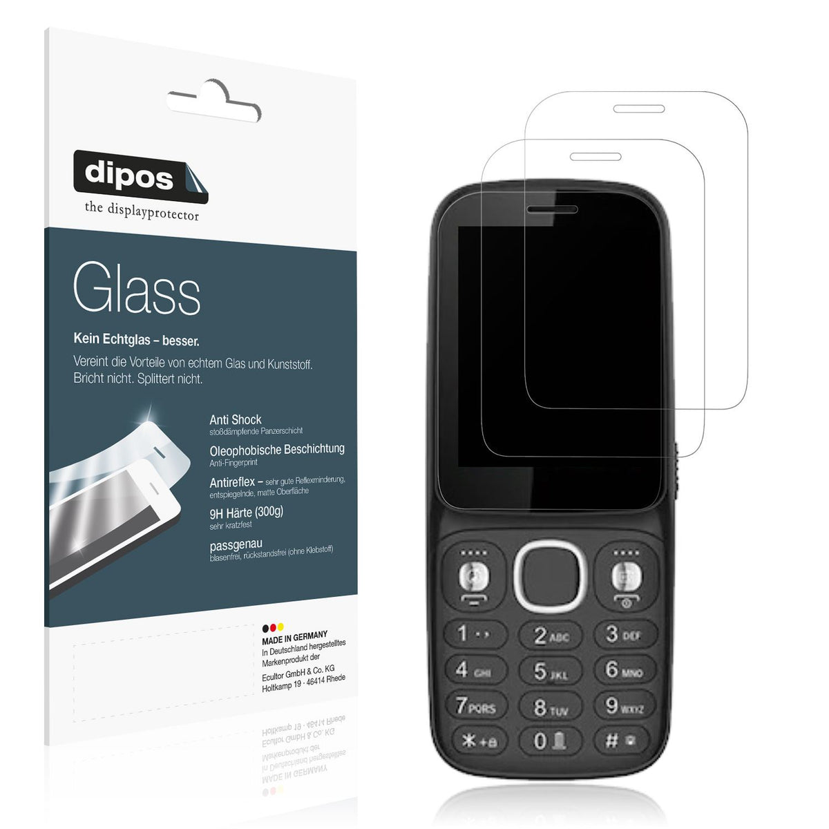 2x 9H Schutzfolie matt für I Kall K24 Panzerfolie (1)