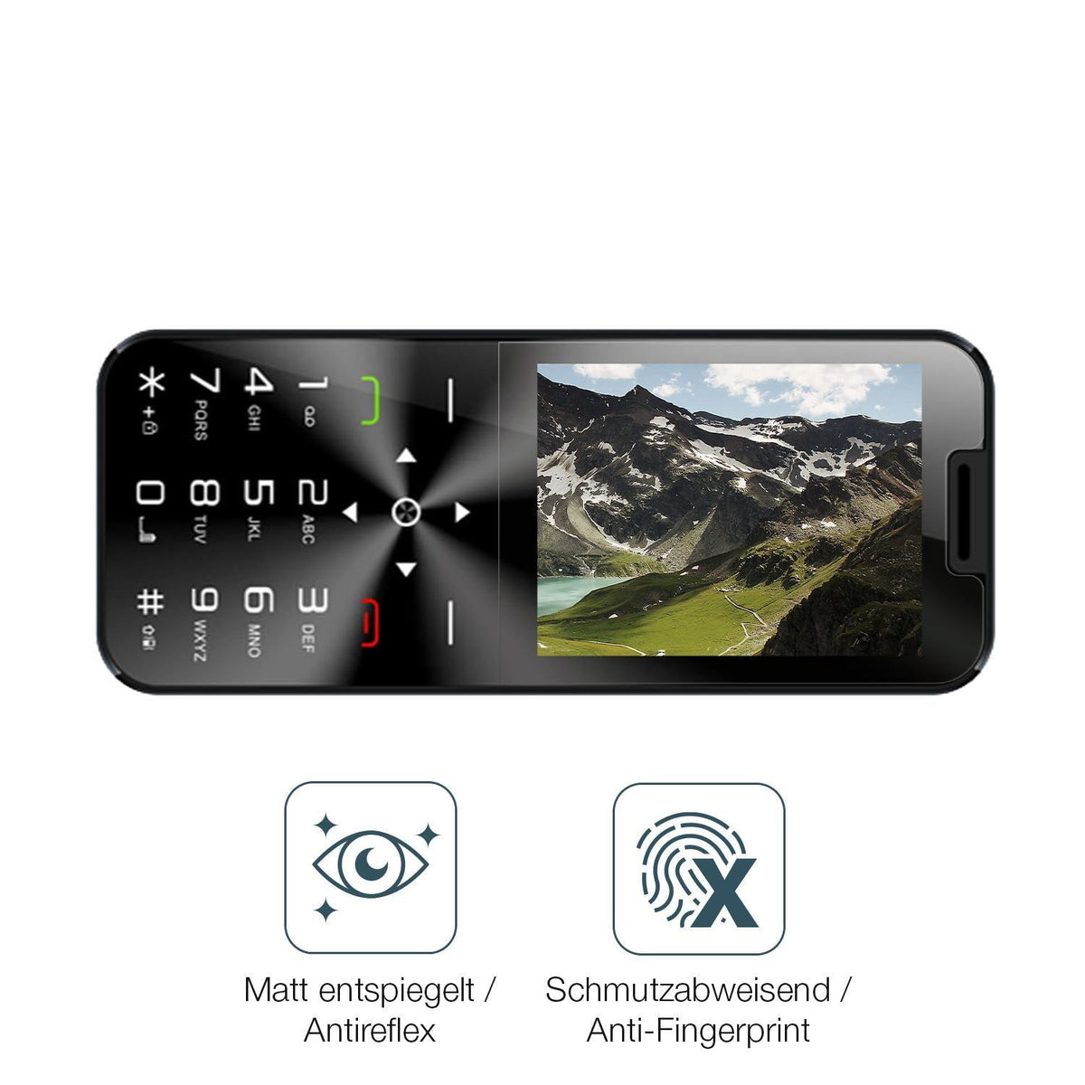 4x Schutzfolie matt für I Kall A1 Display-Schutzfo (4)