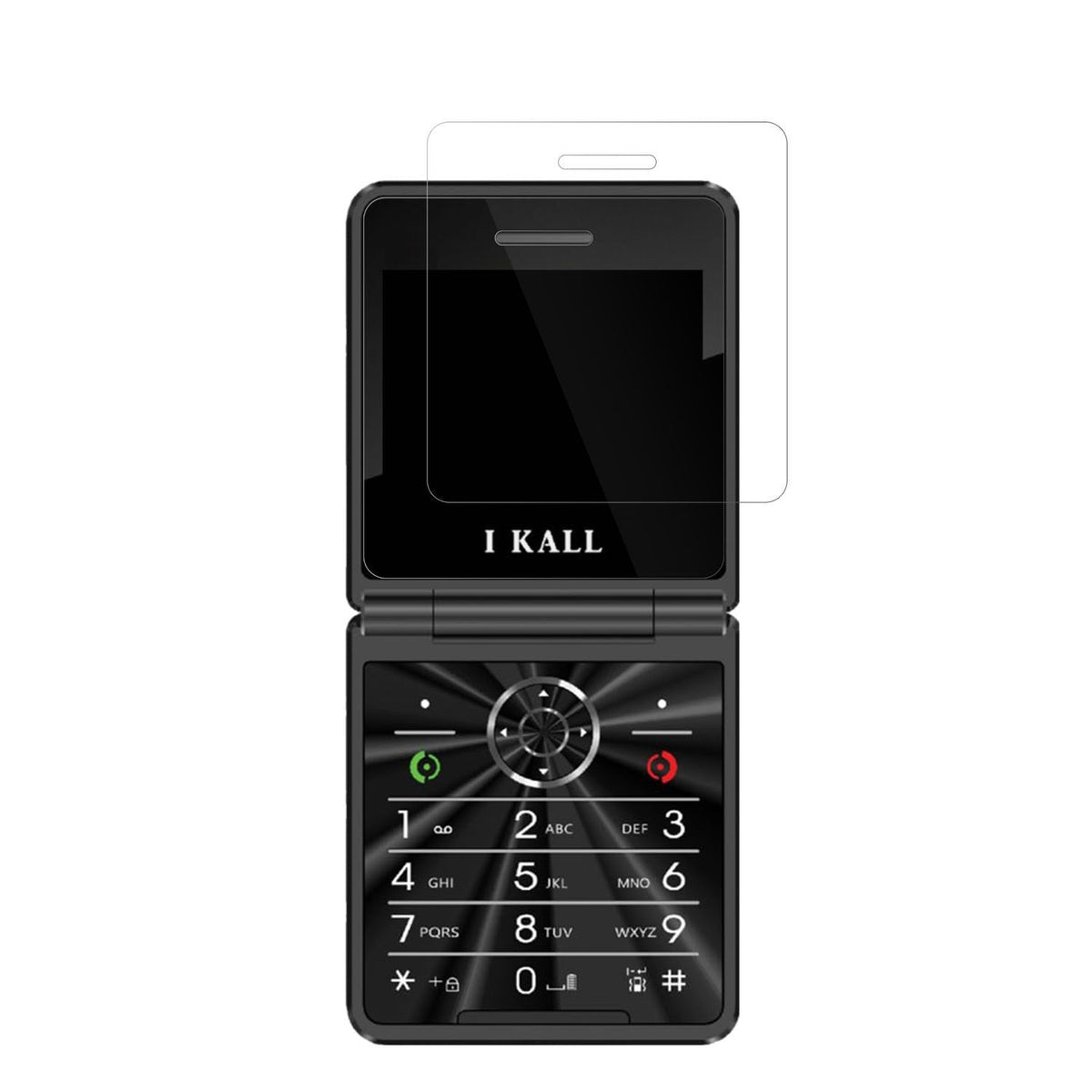 4x Schutzfolie klar für I Kall A3 Flip Display-Sch (2)