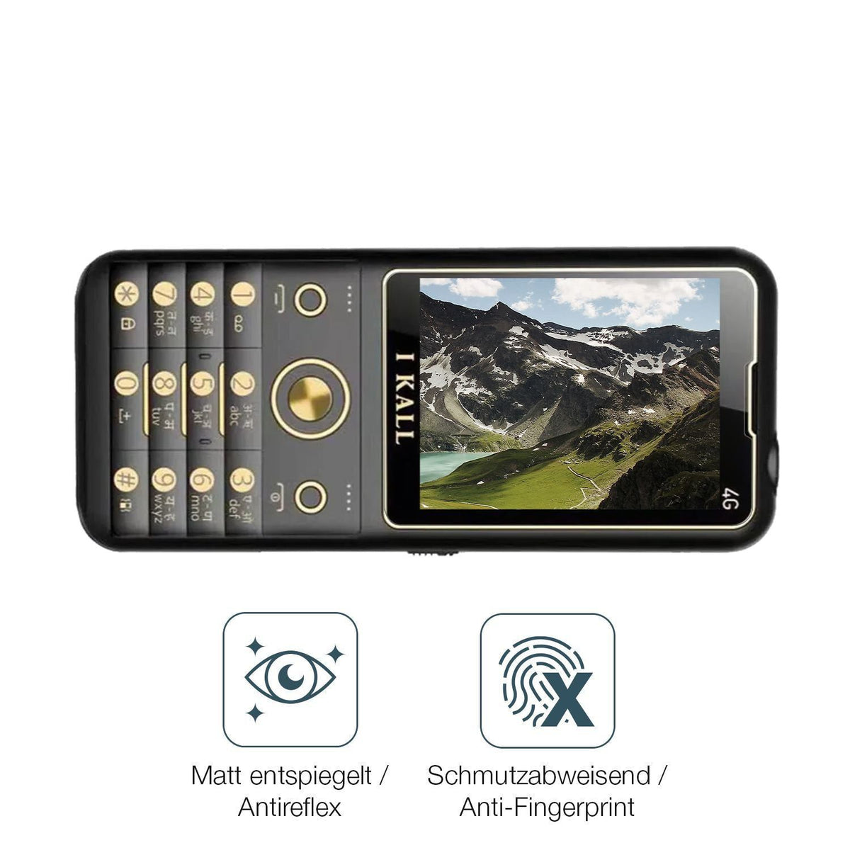 2x 9H Schutzfolie matt für I Kall K11 Pro 4G Panze (5)
