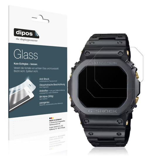 2x 9H Schutzfolie matt für Casio W-216H-1AV Eckig  (1)