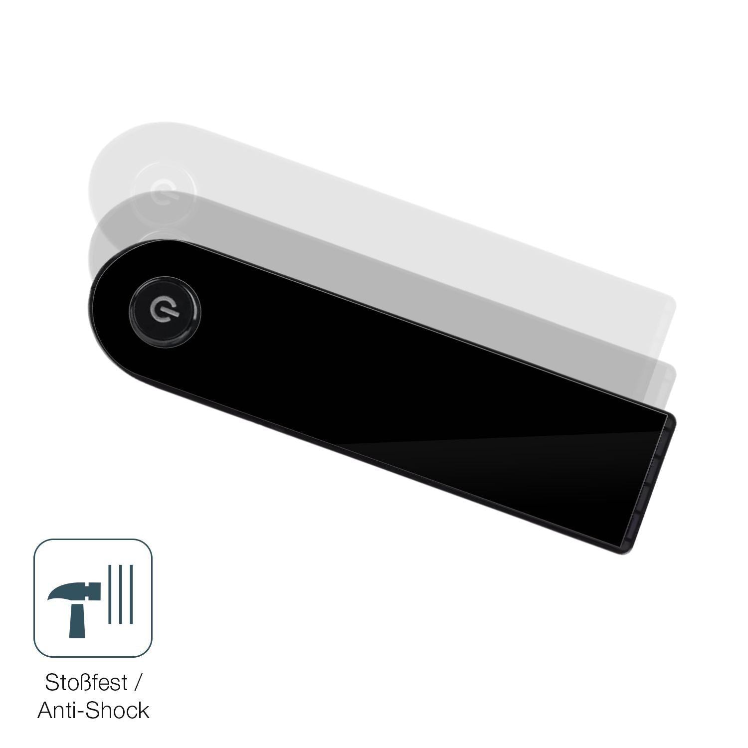 2x 9H Schutzfolie für Xiaomi Scooter 5 Pro Panzerf (4)
