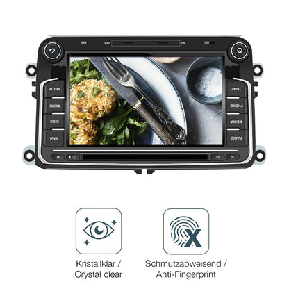 2x Schutzfolie klar für Junsun DE.ZQMT74D Display- (4)