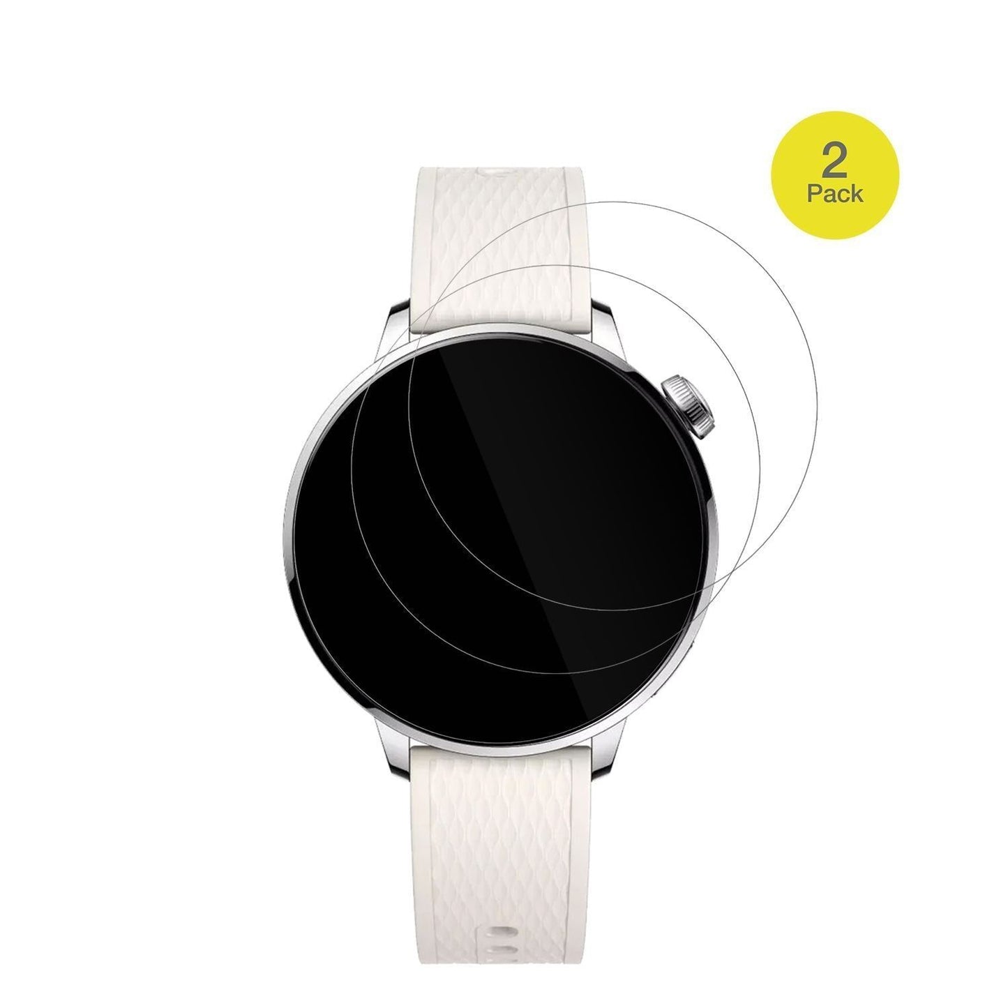 2x 3D Full Cover Schutzfolie für Oppo Watch X2 Min (2)