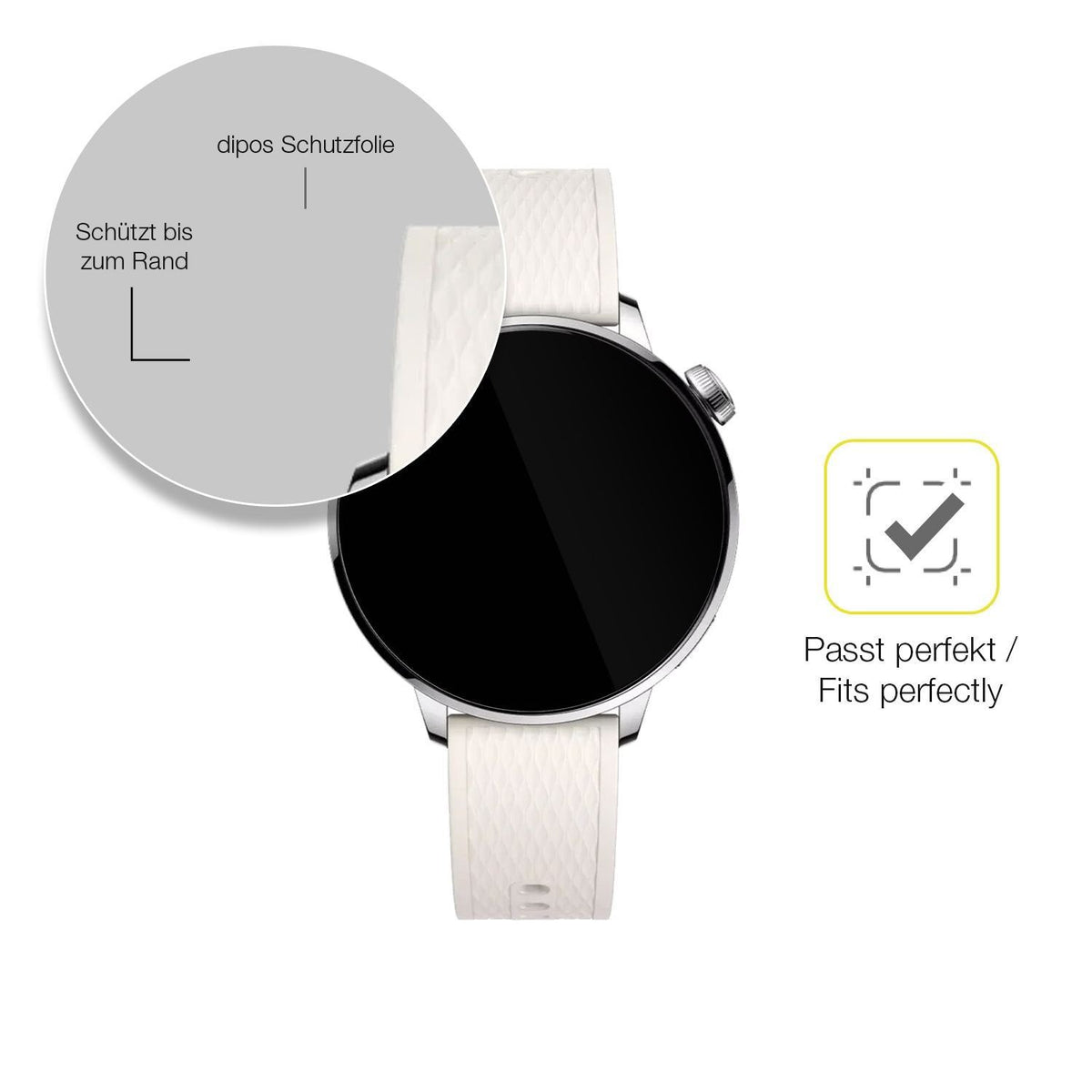 2x 3D Full Cover Schutzfolie für Oppo Watch X2 Min (6)