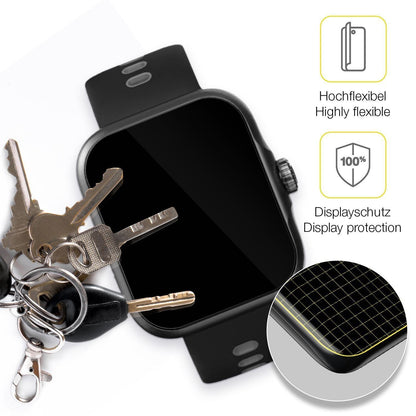 2x 3D Full Cover Schutzfolie für CW Watch S1 (3)