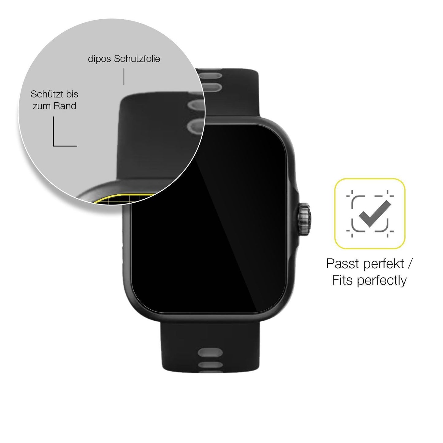 2x 3D Full Cover Schutzfolie für CW Watch S1 (6)