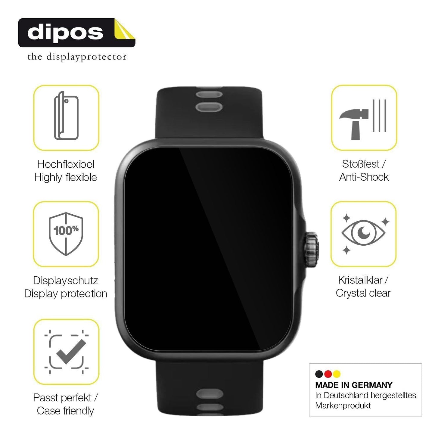 2x 3D Full Cover Schutzfolie für CW Watch S1 (7)