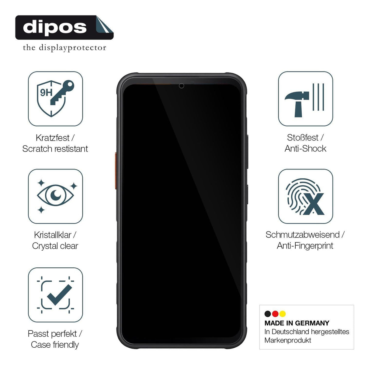 2x 9H Schutzfolie für Samsung Galaxy Xcover 7 Ente (7)