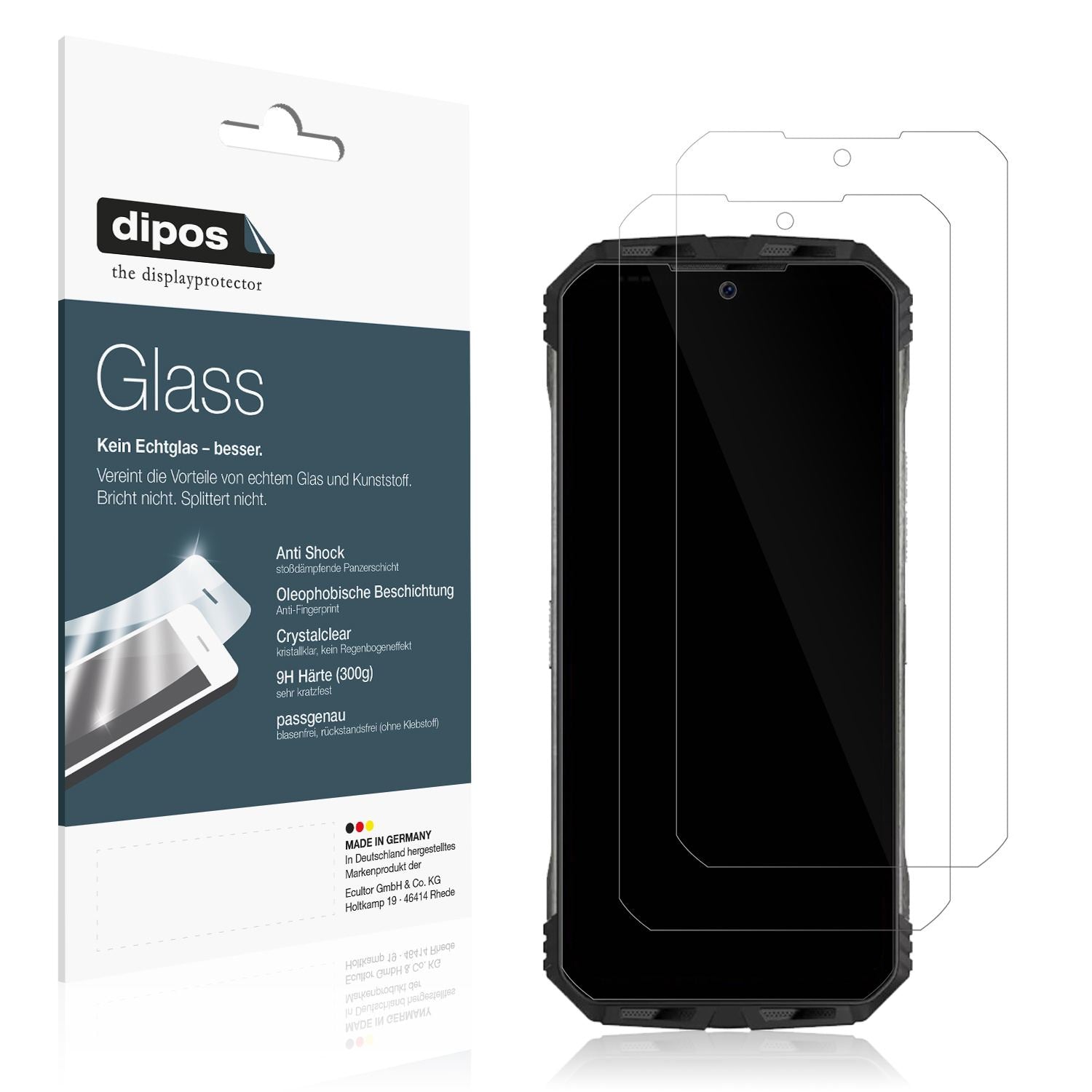 2x 9H Schutzfolie für Doogee V30 Pro Panzerfolie (1)